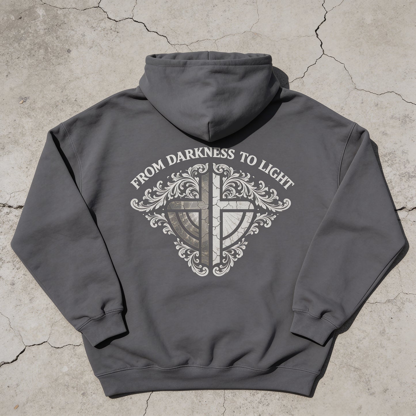 Darkness to Light - Oversize Fleeced Hoodie