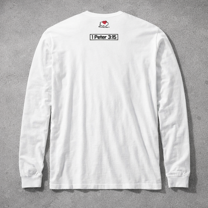 Apologetics Dept - Black Design - Cotton Unisex Long Sleeve Tee