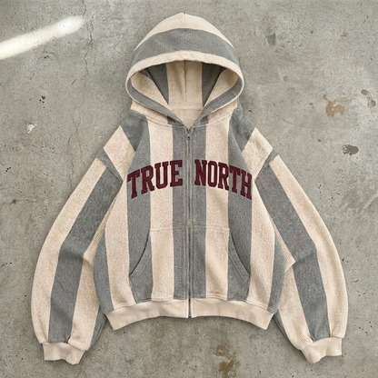 True North Striped Hoodie