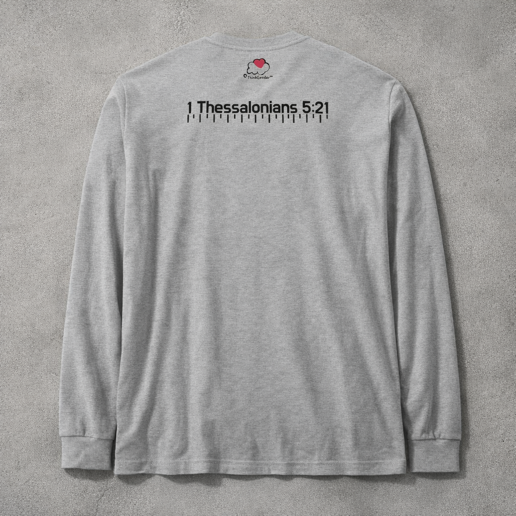 Discernment Dept - Black Design - Cotton Unisex Long Sleeve Tee