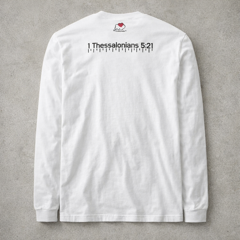 Discernment Dept - Black Design - Cotton Unisex Long Sleeve Tee