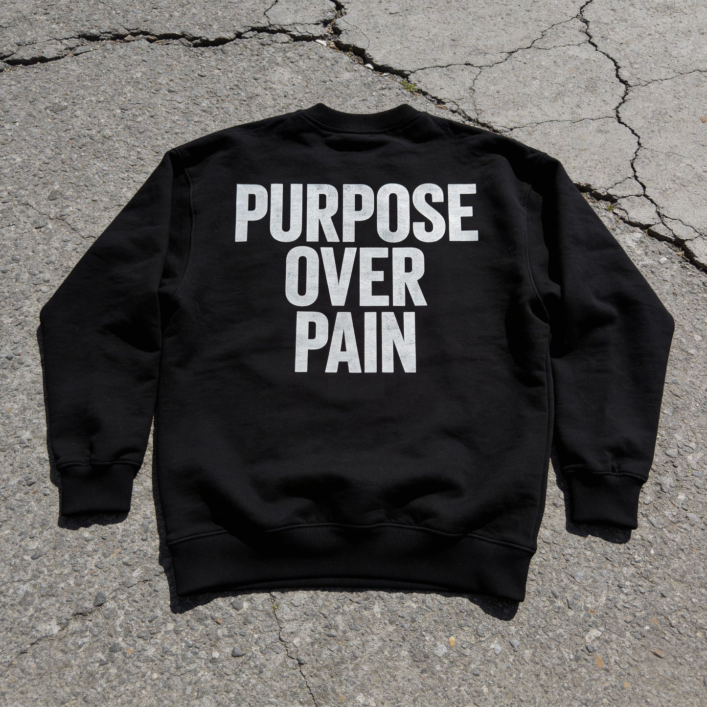 Purpose Over Pain - Essential Heavyweight Crewneck  Sweatshirt
