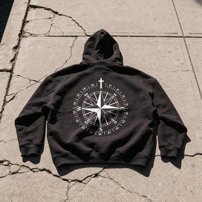 Guided By - Oversize Fleeced Hoodie