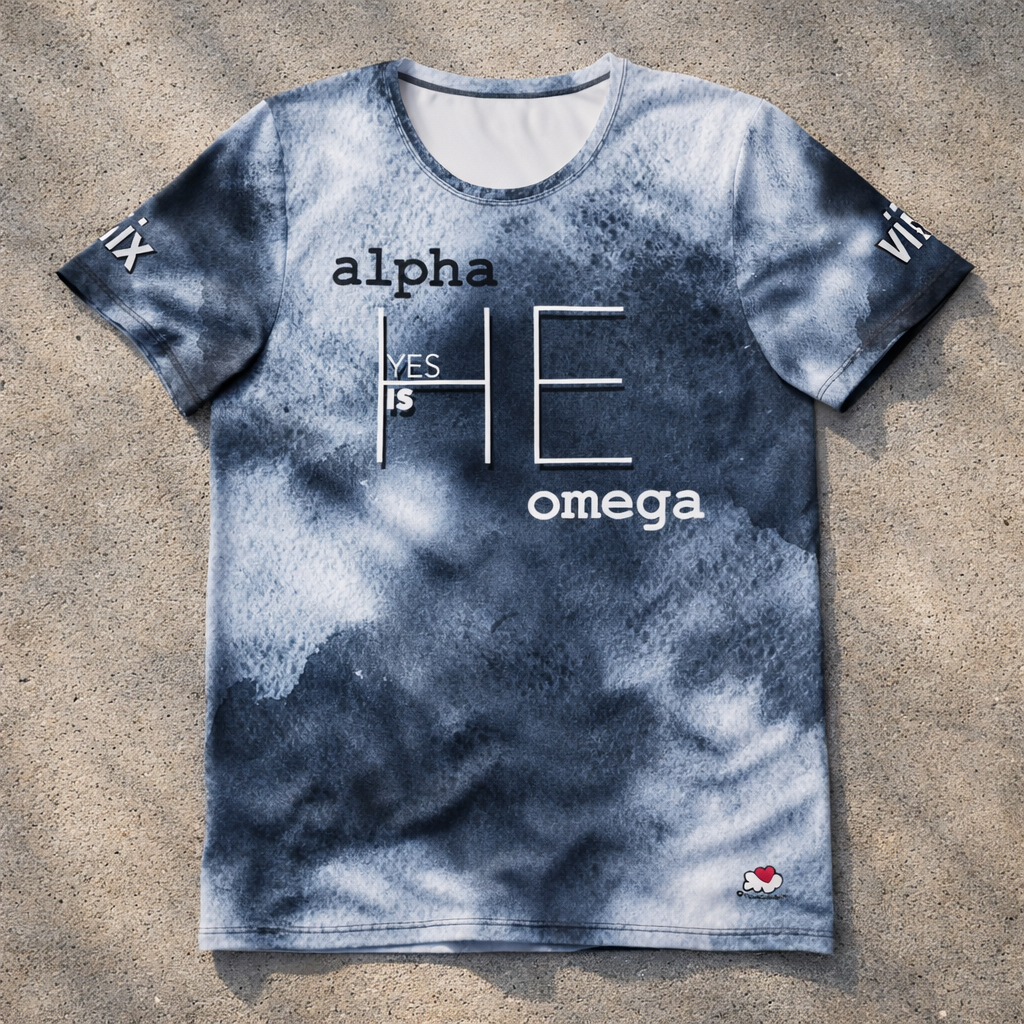 Jesus Way Truth Life - Cloud Design - Men's athletic t-shirt