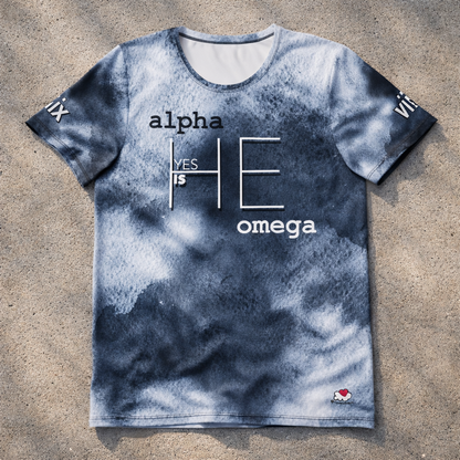 Jesus Way Truth Life - Cloud Design - Men's athletic t-shirt