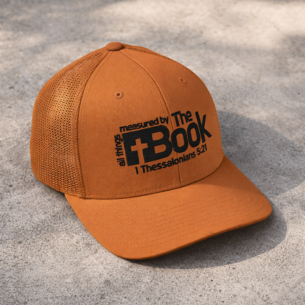 All Things Measured By The Book - Closed-back trucker cap