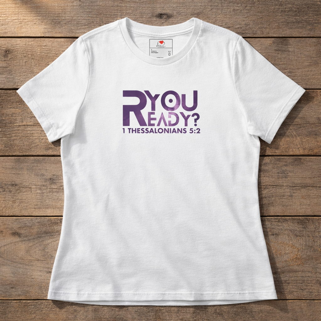 R You Ready - Purple Lightning - Cotton - Women - Relaxed Tee