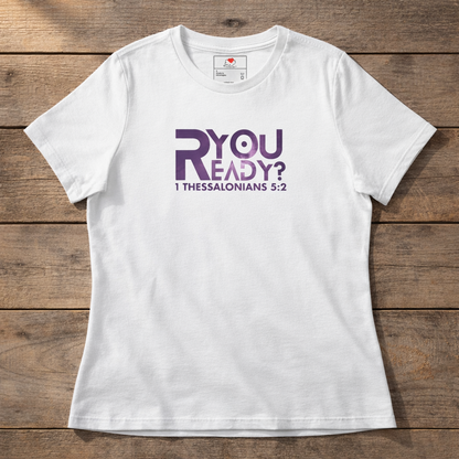 R You Ready - Purple Lightning - Cotton - Women - Relaxed Tee