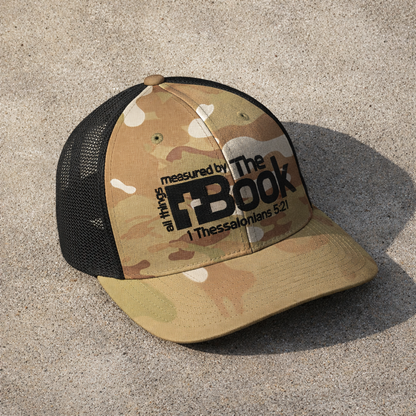 All Things Measured By The Book - Closed-back trucker cap