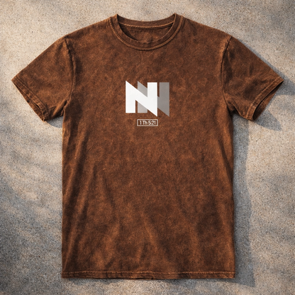 Navigate the Noise - White Design - Cotton Vintage Wash T-Shirt