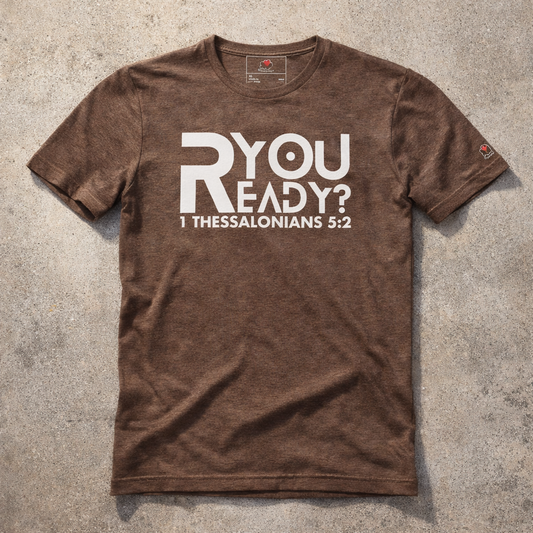 R You Ready - White Design - Triblend - Lightweight Tee