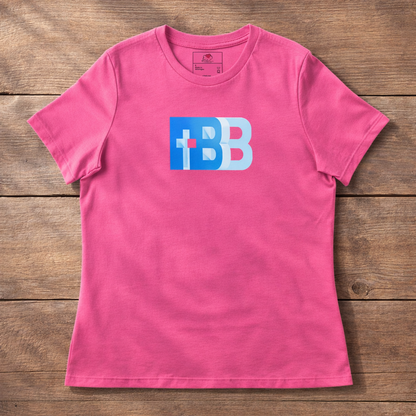 The Book - Blue Design - Cotton - Women - Relaxed Tee