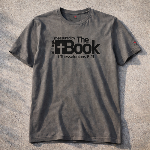 All Things Measured By The Book - Black Design - Cotton - Unisex t-shirt
