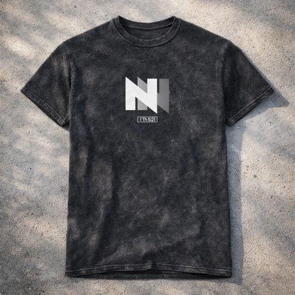 Navigate the Noise - White Design - Cotton Vintage Wash T-Shirt