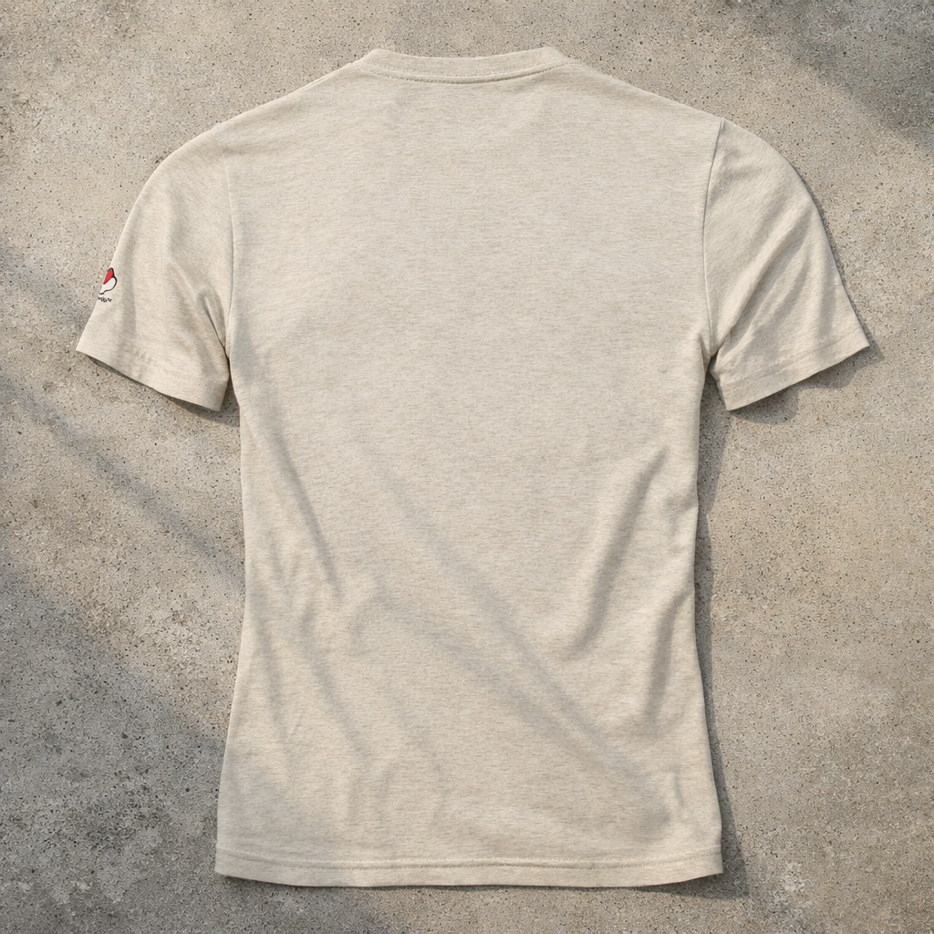 Humility As Soil - Black Design - Triblend - Lightweight Tee
