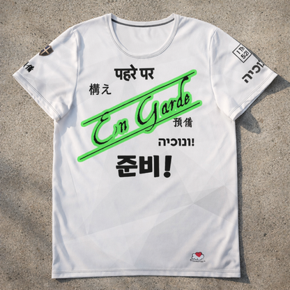 En Garde - Green Design - Men's athletic t-shirt