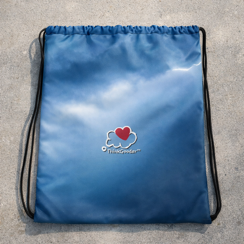R You Ready - Blue Lightning - Standard - Polyester - Drawstring bag