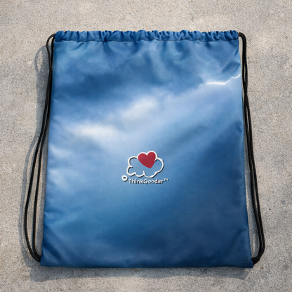 R You Ready - Blue Lightning - Standard - Polyester - Drawstring bag