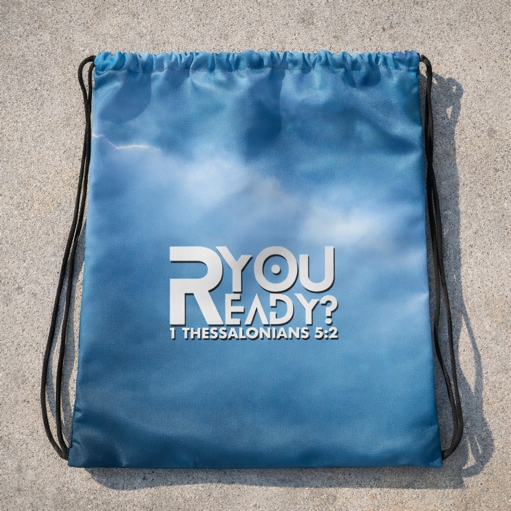 R You Ready - Blue Lightning - Standard - Polyester - Drawstring bag