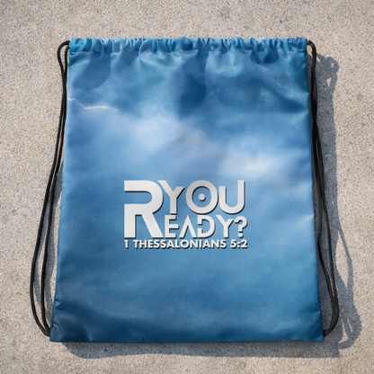 R You Ready - Blue Lightning - Standard - Polyester - Drawstring bag