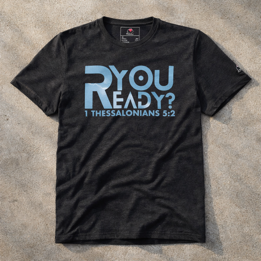 R You Ready - Blue Lightning Design - Triblend - Lightweight Tee
