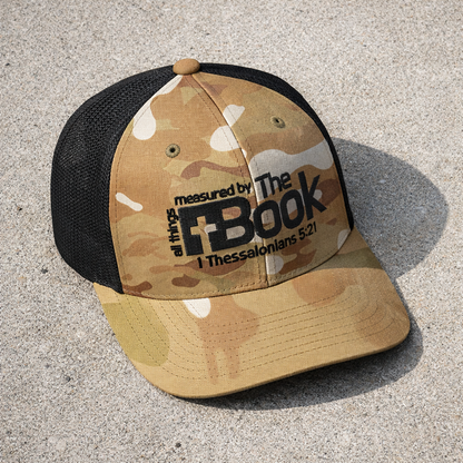 All Things Measured By The Book - Closed-back trucker cap