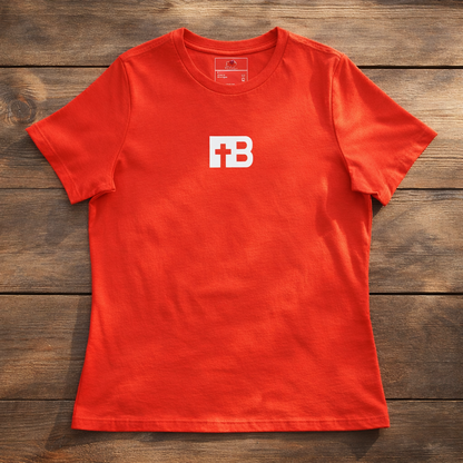 The Book - White Design - Cotton - Women - Relaxed Tee