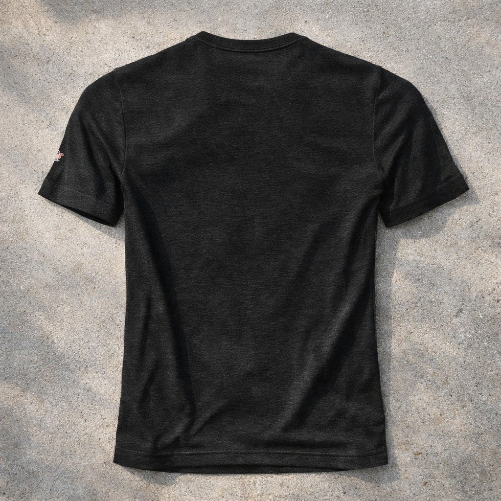 HE IS - White Design - Tri-blend - Lightweight Tee