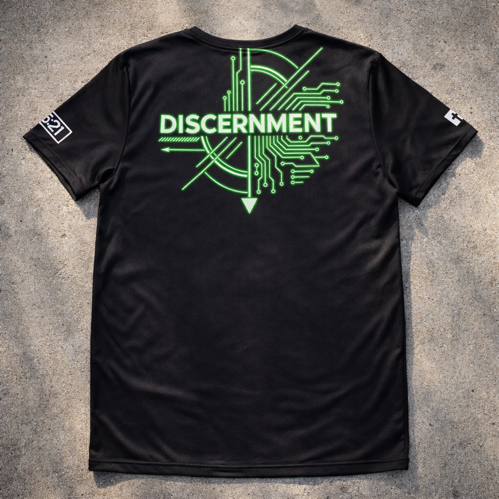Circuit Discernment - Green Design - Men's athletic t-shirt