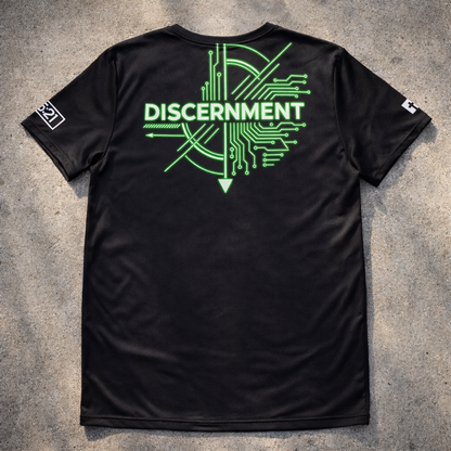 Circuit Discernment - Green Design - Men's athletic t-shirt