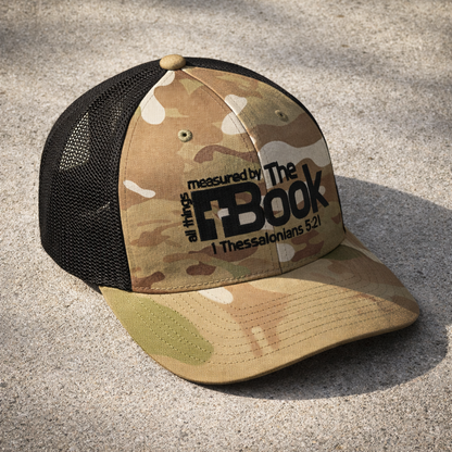 All Things Measured By The Book - Closed-back trucker cap