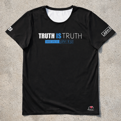 Truth Is Truth - White Design - Men's athletic t-shirt
