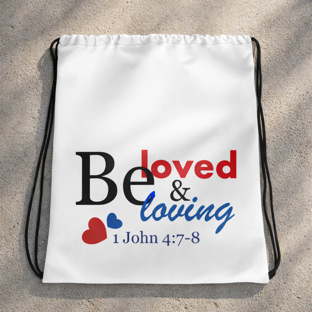 Be Loved & Loving - Polyester - Drawstring bag