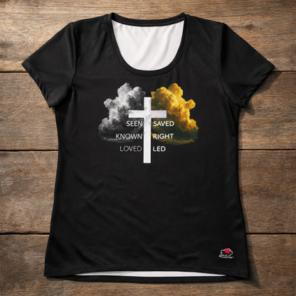 Redeemed - Women's athletic t-shirt