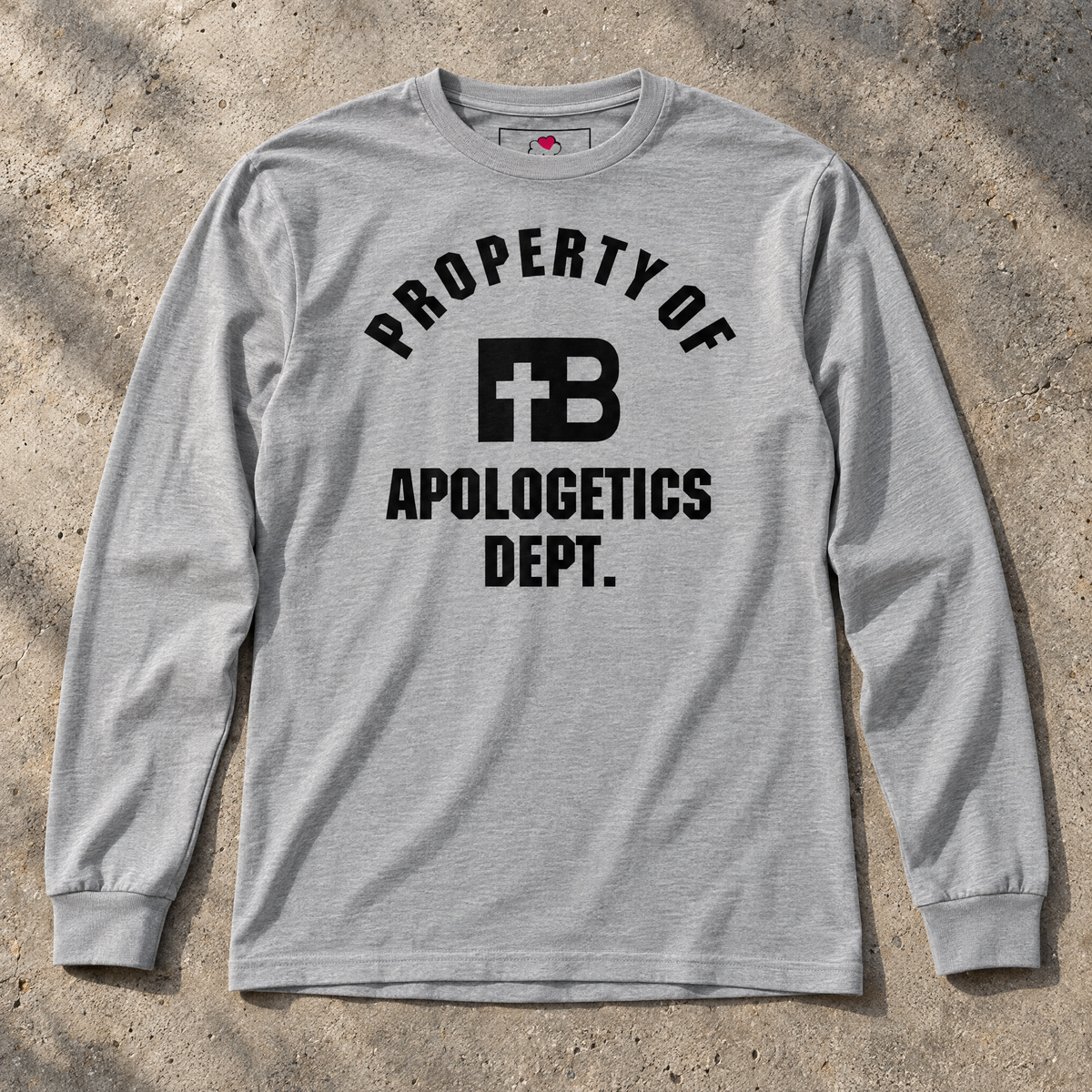 Apologetics Dept - Black Design - Cotton Unisex Long Sleeve Tee