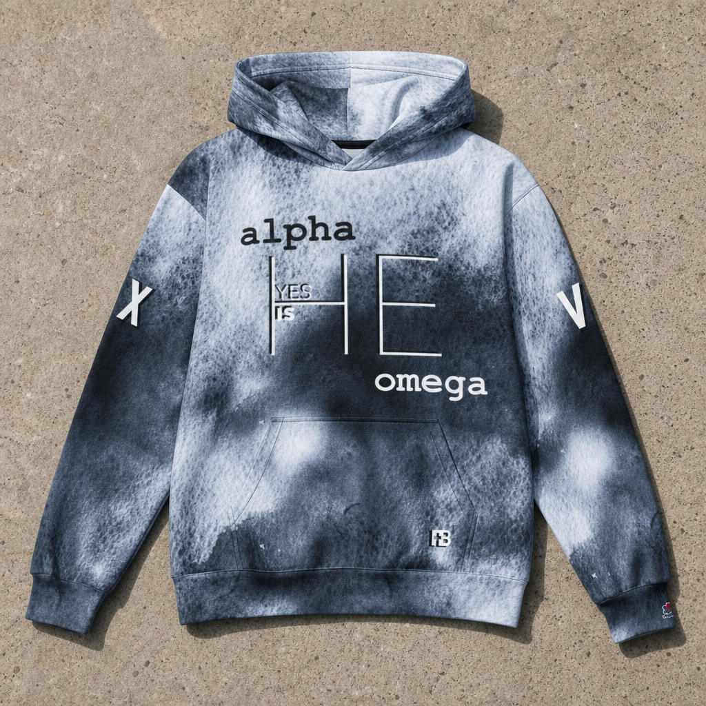 Jesus Way Truth Life - Oversized Cotton Hoodie