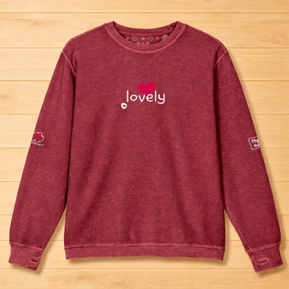 Think Lovely - Women - Comfy Cord Sweatshirt