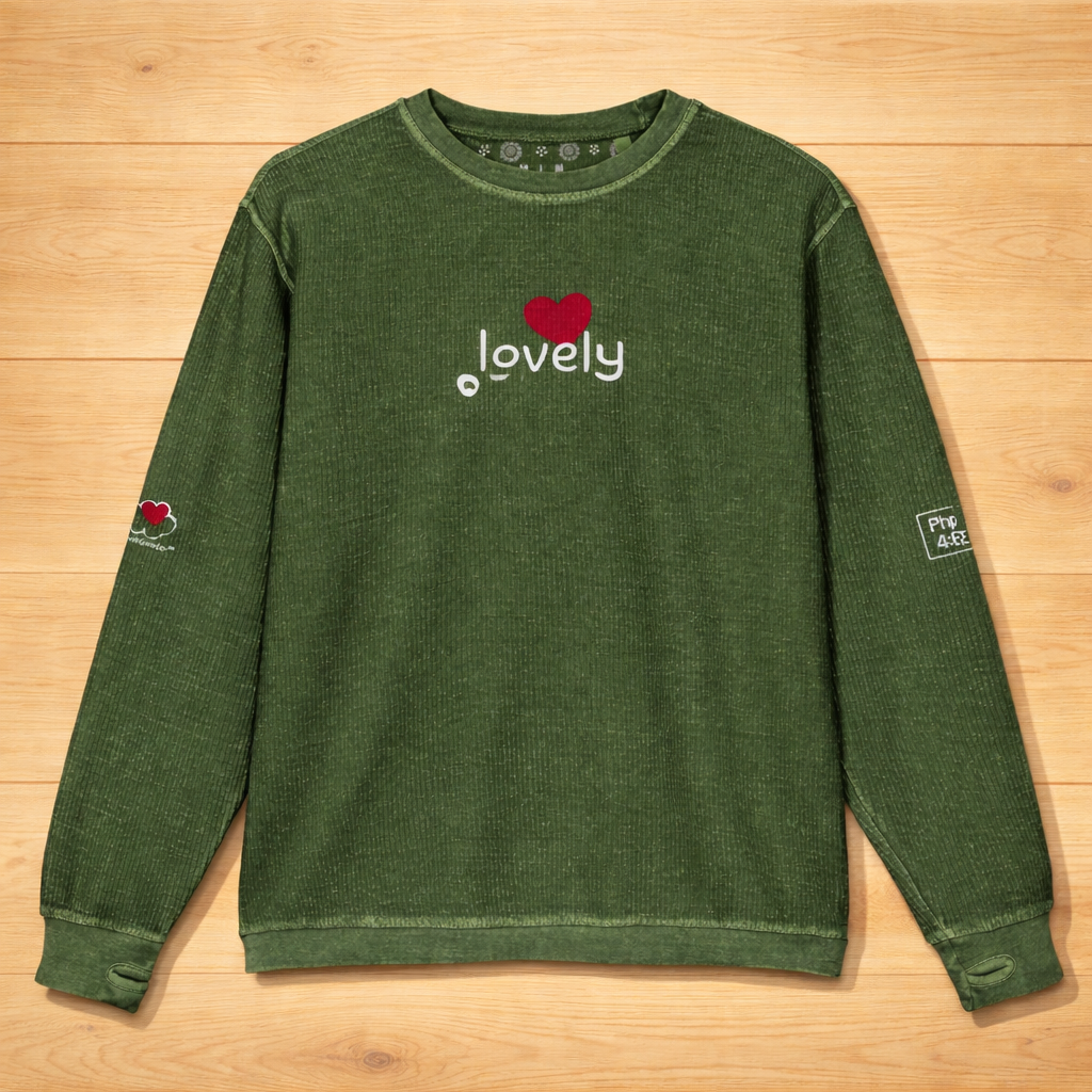 Think Lovely - Women - Comfy Cord Sweatshirt
