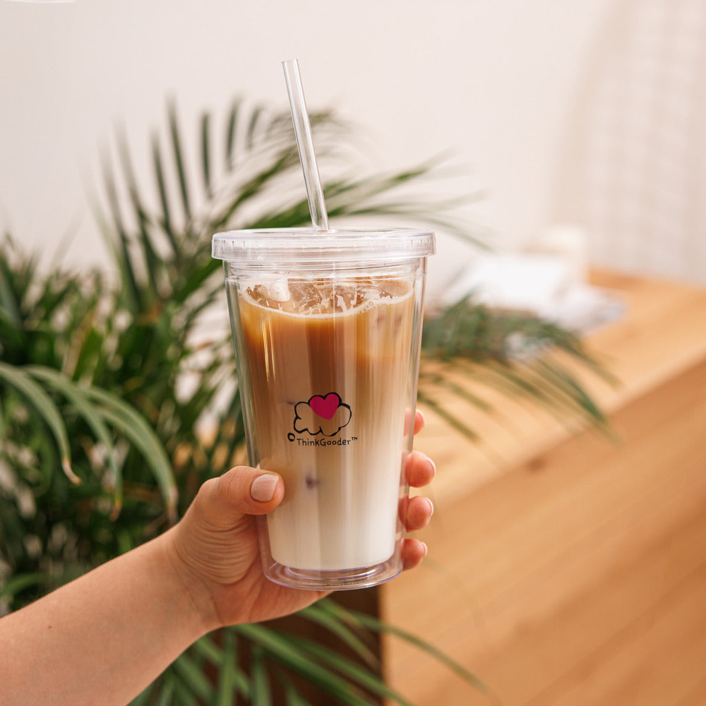 Be Separate - Clear plastic tumbler