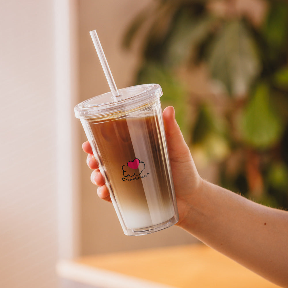 Be Separate - Clear plastic tumbler