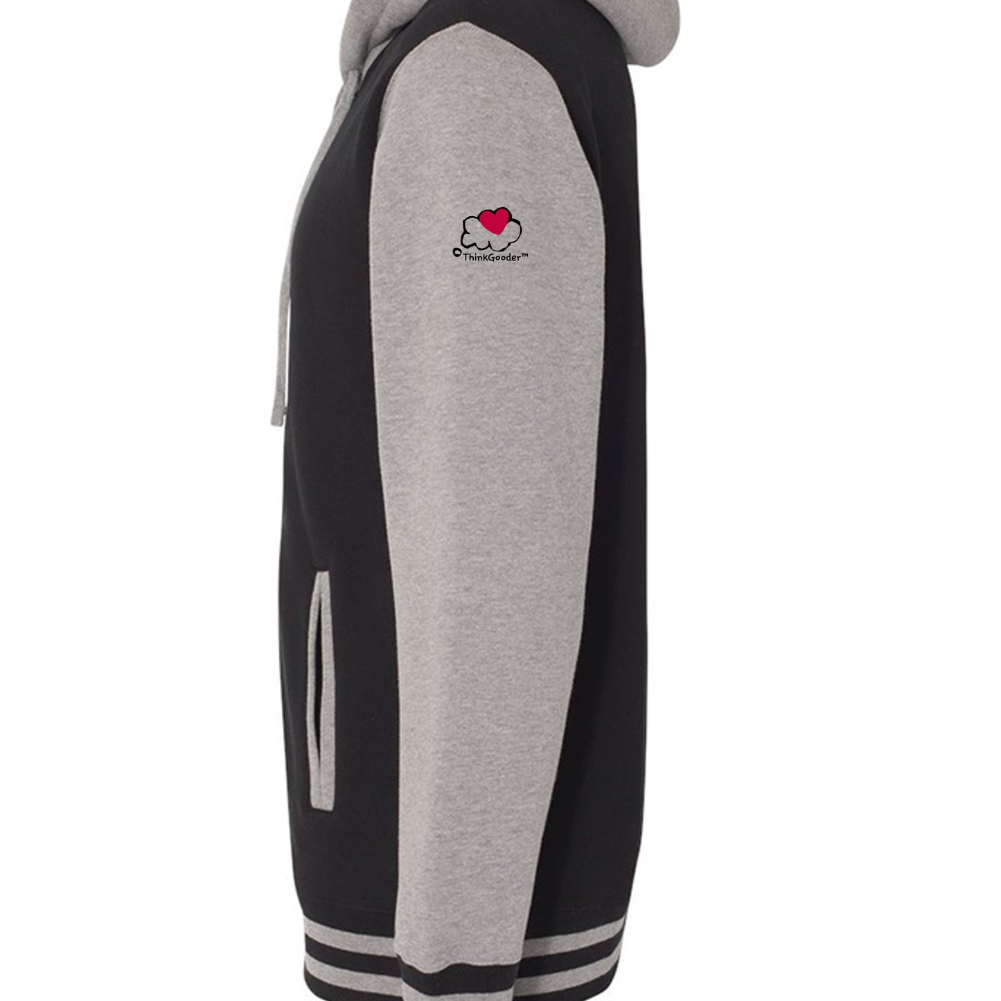 Black/ Gunmetal Heather - IND45UVZ - SLEEVE_LEFT