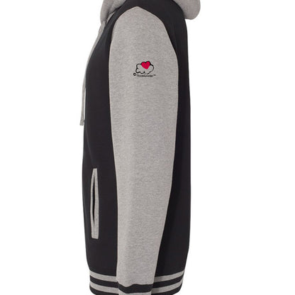 Black/ Gunmetal Heather - IND45UVZ - SLEEVE_LEFT