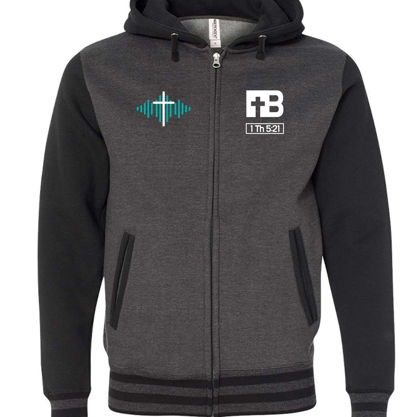Charcoal Heather/ Black - IND45UVZ - FRONT